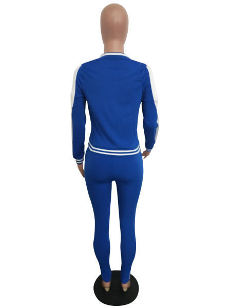 Cardigan sports casual suit
