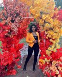 Letter-printed tight-fitting sling jumpsuit