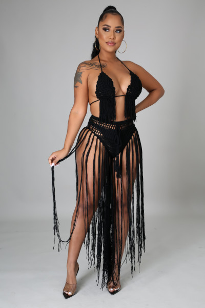 Women's fashion sexy hand crochet crochet women's beach swimsuit