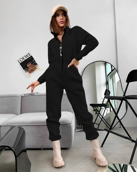 Women's long-sleeved fitted women's jumpsuit