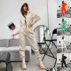 Women's long-sleeved fitted women's jumpsuit