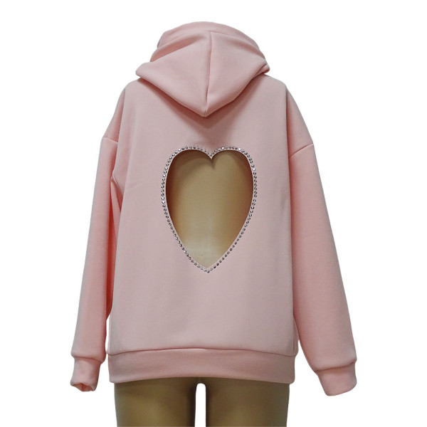Women's pullover hooded loose women's sweater