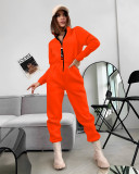 Women's long-sleeved fitted women's jumpsuit