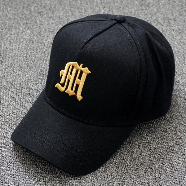 High-top cap Men's and women's cap Star baseball cap Large head circumference Large thin face Small tide embroidery