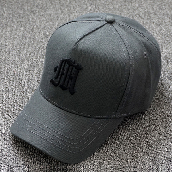 High-top cap Men's and women's cap Star baseball cap Large head circumference Large thin face Small tide embroidery