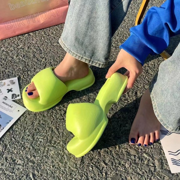EVA thick sole home leisure indoor one-word sandals