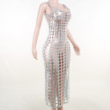 Design sense basic cut-out sexy vest dress slimming bag hip hot girls bar dress