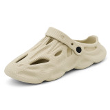Coconut hole shoes Men wear sandals outside non-slip beach slippers