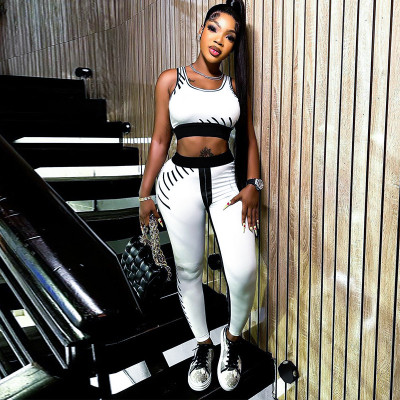 Vest pants sports casual suit