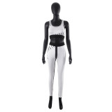 Vest pants sports casual suit