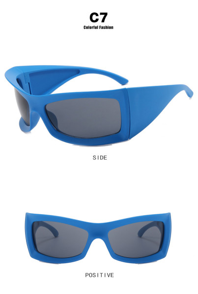 Large frame sunglasses Personalized cycling sports Y2K tide sunglasses