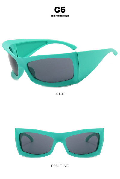 Large frame sunglasses Personalized cycling sports Y2K tide sunglasses