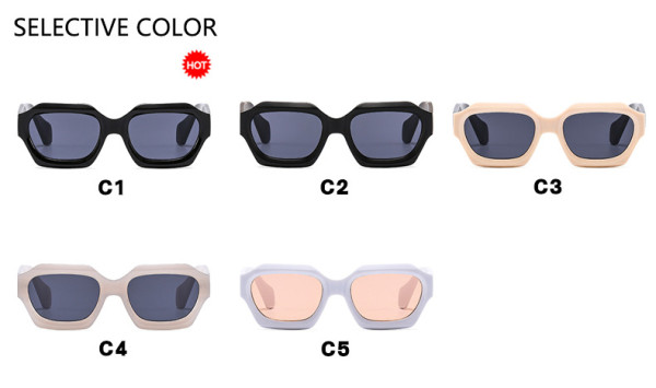 Simple and fashionable net red sunglasses and sunglasses of the same type