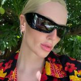 Large frame sunglasses Personalized cycling sports Y2K tide sunglasses