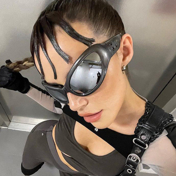 Y2K Punk Future Double B Sunglasses Sunglasses UV Protection