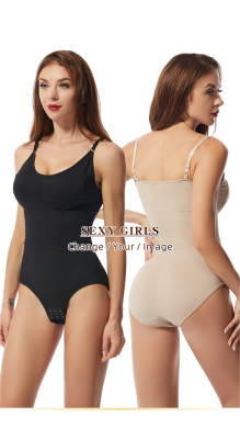 One-piece body-shaping clothes for women's abdominal tights, open-end buttock lifting, shaped suspenders, underwear, elastic corset, body-shaping corset