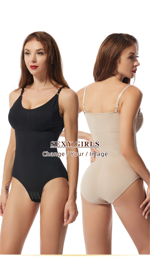 One-piece body-shaping clothes for women's abdominal tights, open-end buttock lifting, shaped suspenders, underwear, elastic corset, body-shaping corset