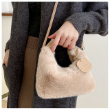 Fairy plush bag handbag lovely plush women's bag shoulder messenger bag