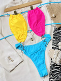 Sexy women's one-piece swimsuit swimsuit