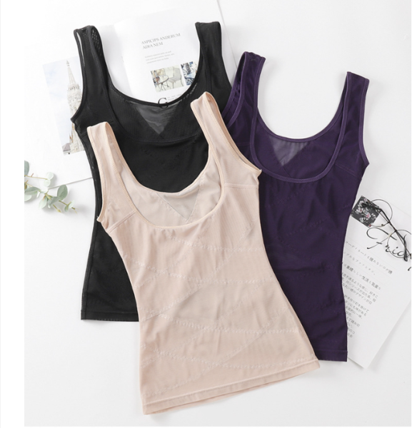 Body shaping clothes, belly tightening, corset, chest support corset, large plastic waist bottom, body shaping vest