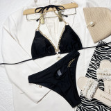 Bikini split swimsuit chain swimsuit swimsuit