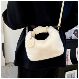 Fairy plush bag handbag lovely plush women's bag shoulder messenger bag