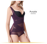 Triangle breasted one-piece body shaping clothes, waist shrinking, chest supporting, body shaping clothes, women's postpartum adjusted slimming underwear