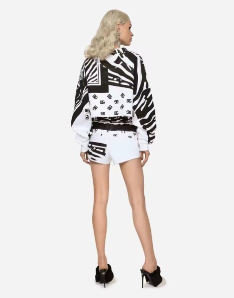 Women's casual printed shorts