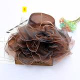 Wool basin hat Fashion flower fisherman hat Warm felt top hat