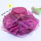 Wool basin hat Fashion flower fisherman hat Warm felt top hat