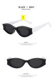 Concave contrast sunglasses Oval personality glitter sunglasses Sunglasses