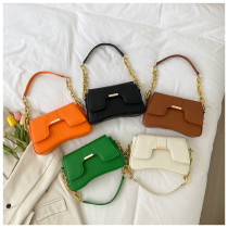 Simple texture, temperament, commuting chain, underarm bag, shoulder bag, small square bag