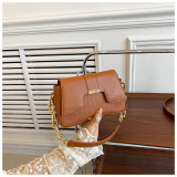 Simple texture, temperament, commuting chain, underarm bag, shoulder bag, small square bag