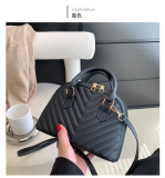 Solid color rhombus handbag casual one-shoulder cross-body shell bag