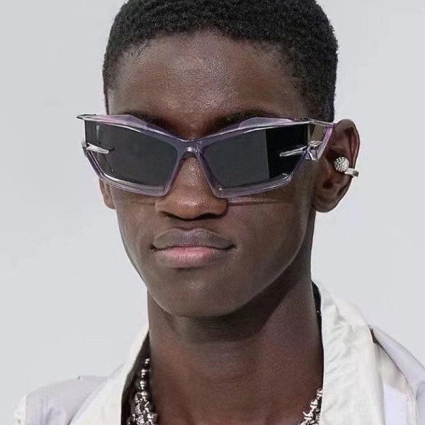 Exaggerate futuristic technology sunglasses show sunglasses heterosexual sunglasses