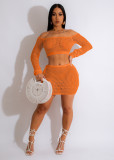 Beach suit hollow-out knitting holiday hand hook strap sunscreen suit
