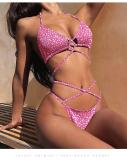 Sexy Bikini Gather Split Swimwear