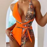Sexy bikini one-piece swimsuit