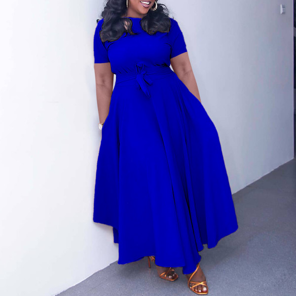 Fashion Style Strap Large Dress