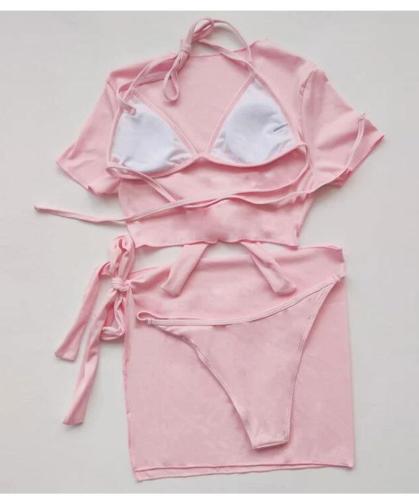 Sexy bikini split four-piece female swimsuit