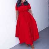 Fashion Style Strap Large Dress