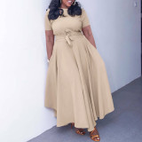 Fashion Style Strap Large Dress