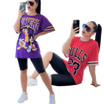 Jersey set Women's loose casual basketball shirt
