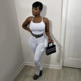 Sling jumpsuit tight-fitting yoga jumpsuit Slim fit yoga suit