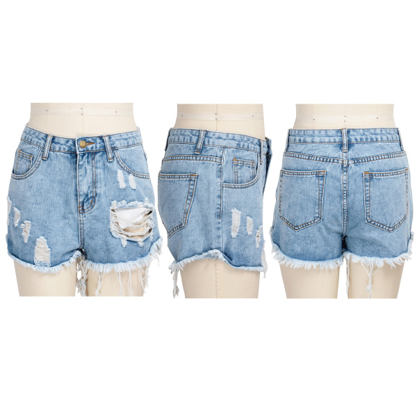 Fashion all-match slim slimming ladies denim shorts HSF2298