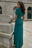 Sexy slit personality dress OYL220711