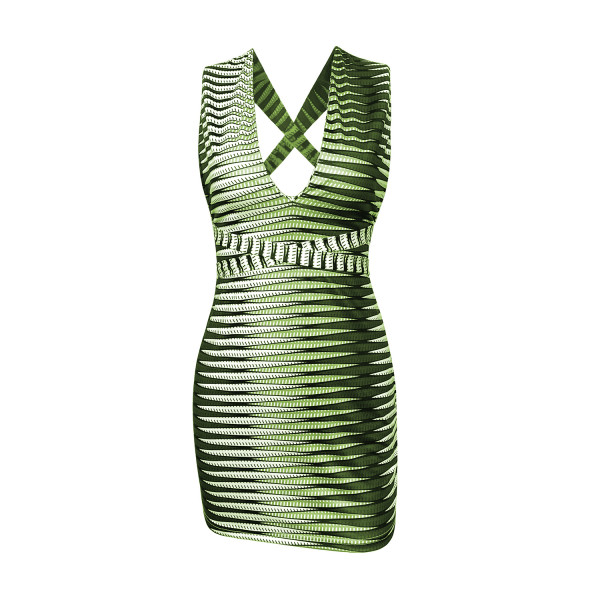 Women's tight-fitting design feeling bandage sleeveless suspender dress women's summer backless short skirt
