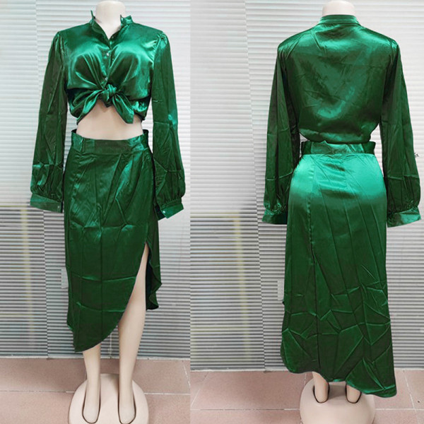 Large fashion casual long-sleeved two-piece suit