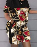 Hip-hop street trendy women's dacron fashion casual large suit