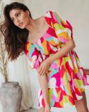 Loose short sleeve dress